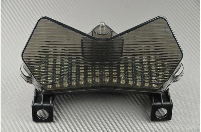 Optique arrière LED fumé de précision pour moto de sport Kawasaki Z750