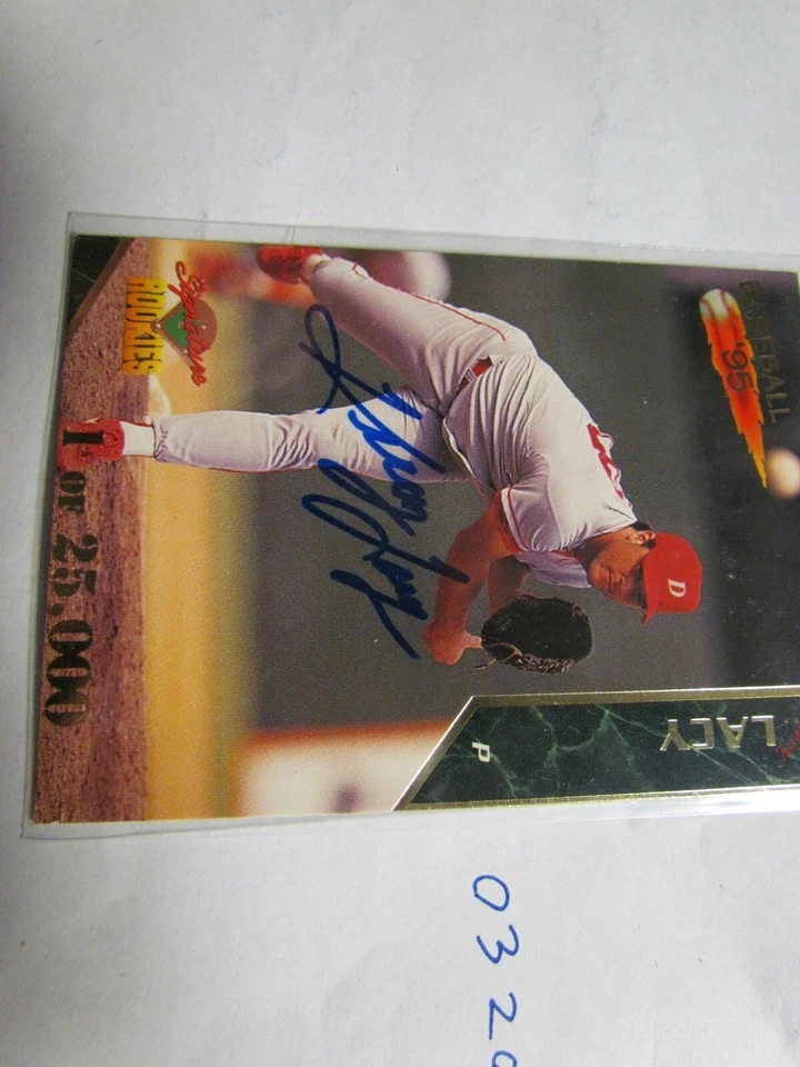 1995 Signature Rookies Kerry Lacy signed Baseball Card - Image 2 of 3