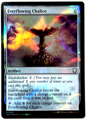 MTG Everflowing Chalice RIPPLE FOIL Commander: Modern Horizons 3