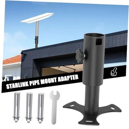 Starlink Gen 2 Mount with Pipe Adapter Short Bracket Accessories for Starlink 