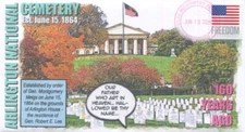 Coverscape Computer Designed 160th Arlington National Cemetery Est. Event Cover