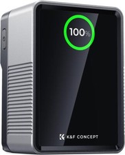 K F CONCEPT 99Wh V-Mount Battery PD100W Fast Charging for Camera Camcorder
