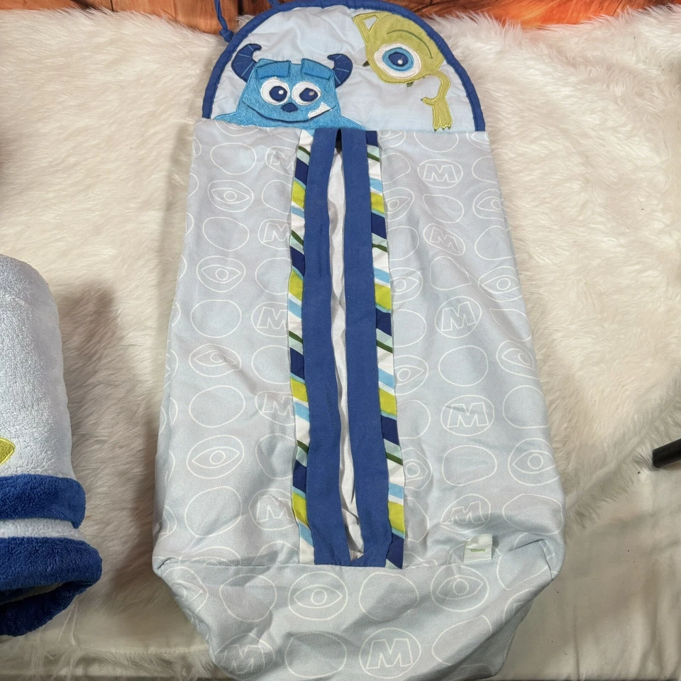 Manta de bebé RARA Disney Baby Monsters Inc + soporte para pañales + cubierta de almohadilla cambiadora Foto 4 de 4
