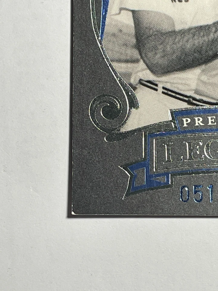 HOF'er NED JARRETT 2006 Press Pass Legends BLUE PARALLEL INSERT #d/1999 Card #B7 - Image 2 of 3