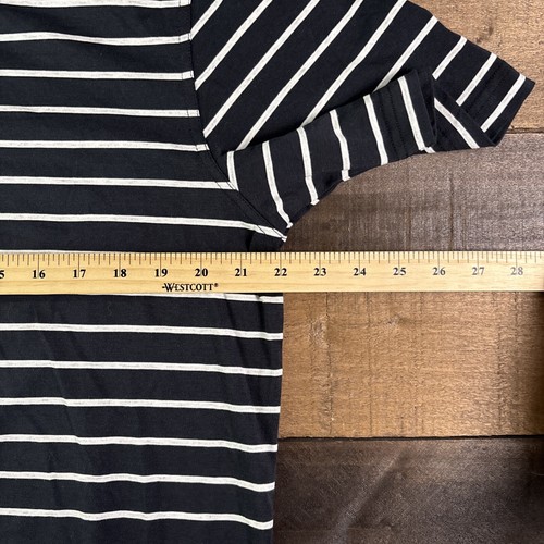 Bobby Jones Polo Golf Shirt Black & White Striped Men’s Cotton Modal SOFT - Picture 8 of 11