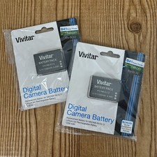 New 2 Lot Vivitar EN-EL12 Li-ion battery For Nikon CoolPix Digital Camera Sealed