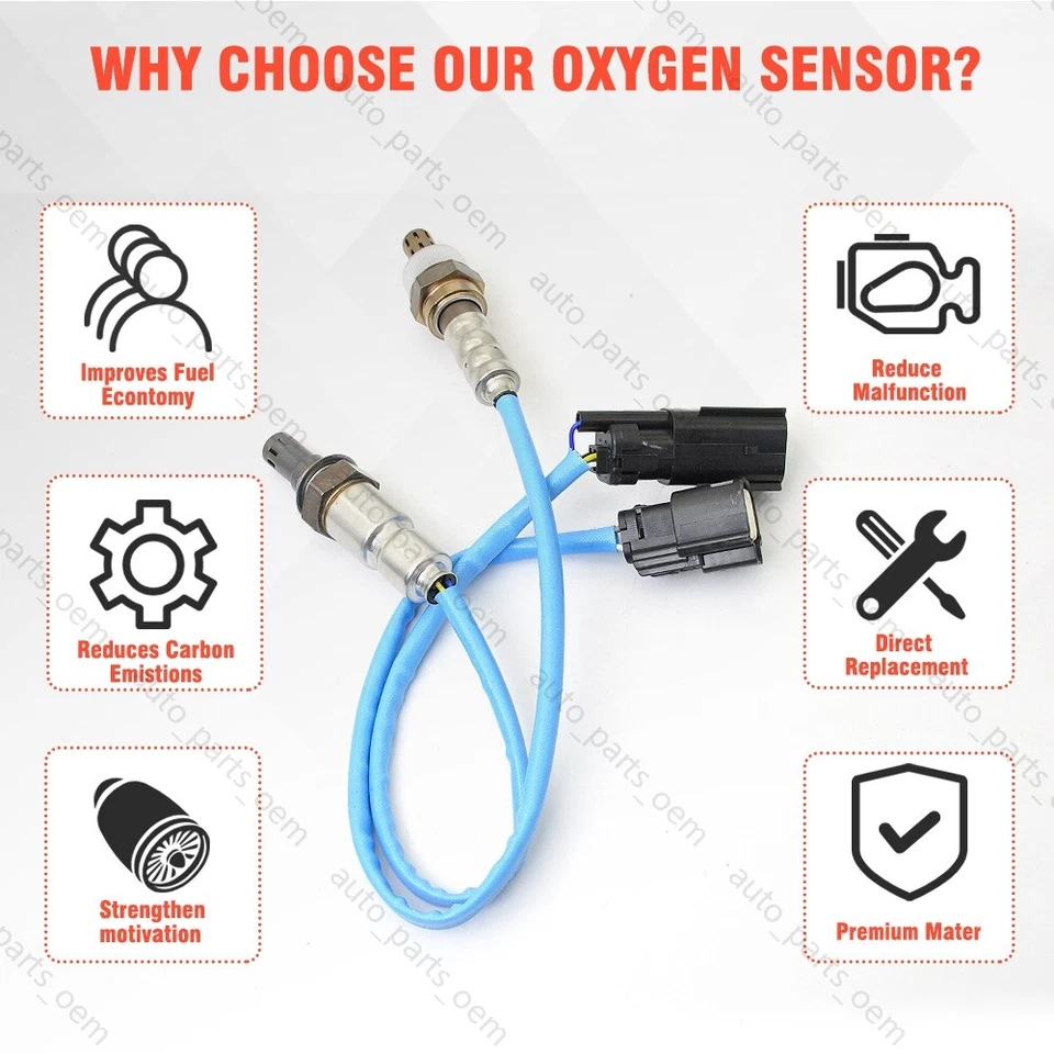 4 Upstream+Downstream O2 Oxygen Sensor For 2013-2015 Ford Explorer 3.5L nonTurbo - Image 2 of 4