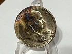 1962-D Franklin Silver Half Dollar  NICE  TONING # 7-53  AS SHOWN YOU GRADE