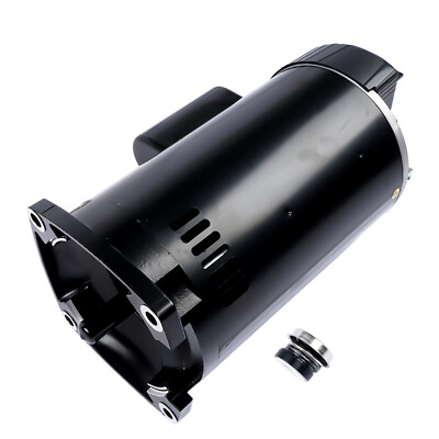 B2840 Square Flange Up-Rated Pool and Spa Pump Motor 2.5 HP 230V Threaded Shaft