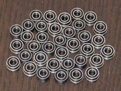 (36pcs) TAMIYA 1:16 KING TIGER TANK Rubber Sealed Ball Bearing Set - Picture 1 of 1