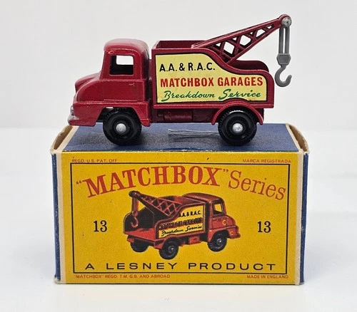 Matchbox Lesney – 13c  Thames Trader Wreck Truck 1960 (ID#139) 20mm PLASTIC HOOK