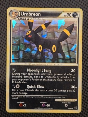 Umbreon - (Cracked Ice Holo) 010/090 Deck Exclusives Holo MP  - HP