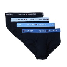 Tommy Hilfiger Men  s 4-Pack Briefs Size Medium Cotton Classics Underwear Navy