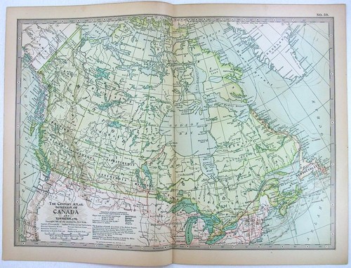 Dominion of Canada - Original 1897 Map by The Century Company. - Picture 1 of 4