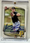 Konnor Griffin 2025 Bowman Paper Signed Card IP  Autographed Pirates MLB