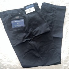 Polo Ralph Lauren Classic Chino Andrew Pant 38x34 Black NWT