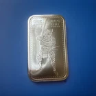 1 Troy oz Samurai Warrior BAR  .999 FINE PURE SILVER UNC 🇺🇸🦅🔥🔥🔥🦅🇺🇸