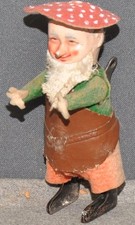 Schuco Tanzfigur Garten-Zwerg  Höhe: 10,5 cm  funktioniert  original  30er Jahre