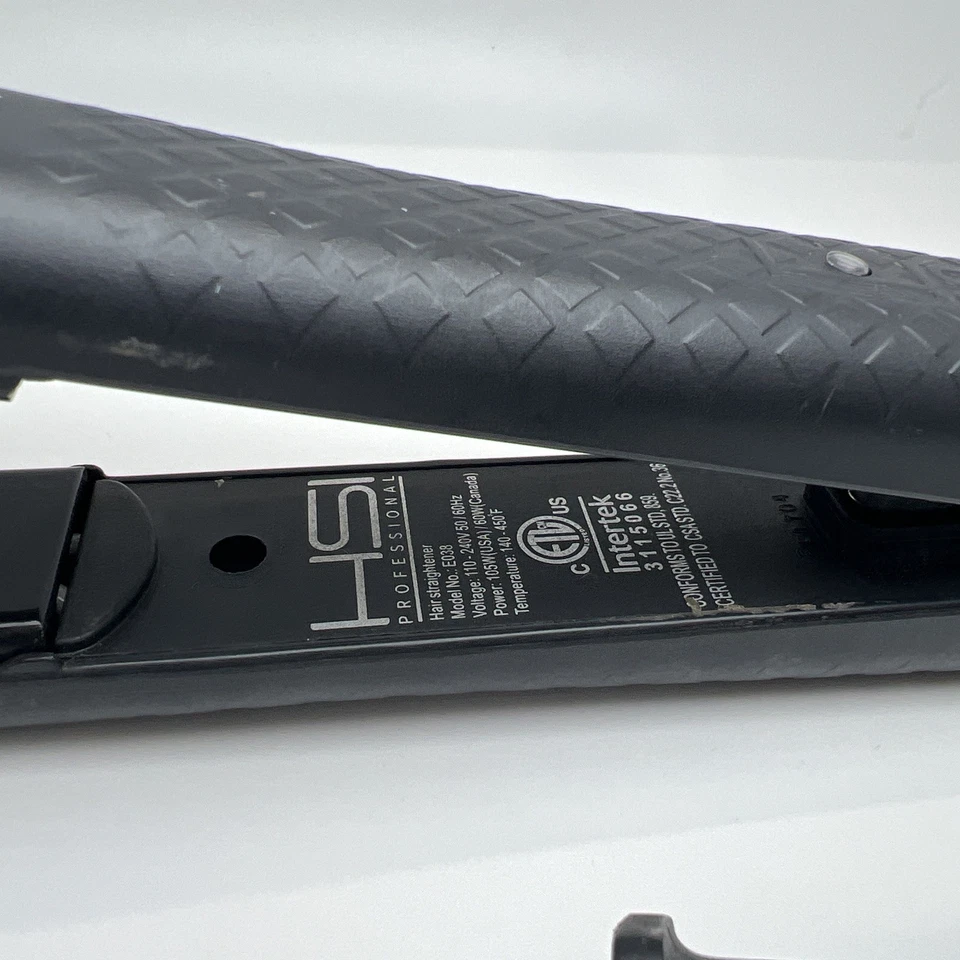 HSI Professional E038 1'' 1st Generation Ceramic Flat Iron Hair Straightener - Image 2 of 4