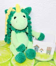 *** Amigurumi all'uncinetto *pezzo unico* dolce unicorno fatto a mano regalo ***