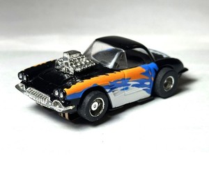 Tyco 1960 Corvette Black WipeOut 440x2 HO Slot Car ~ SEE TEST TRACK VIDEO~