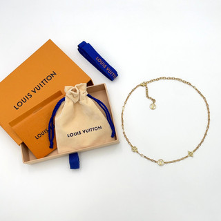 Auth Louis Vuitton M69622 Collier Forever Young Necklace GP W/Box BA050166