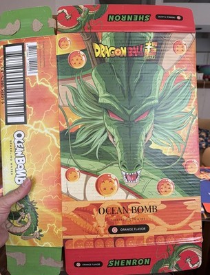 Dragon Ball Z Ocean Bomb Shenron Orange Flavor Collectible Empty Display Box
