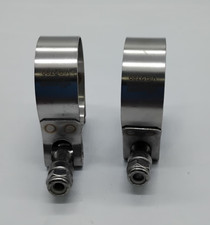 Vibrant Performance 2789 Stainless Steel T-bolt Clamp 2 Pack 1.75-2.10 Inch Rang