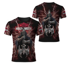 All Over Print 3D Motorcycle Biker Style T-Shirt Men  s Sizes S-5XL