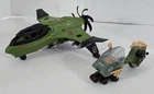 S-584 VINTAGE 1980'S HASBRO GI JOE MUD FIGHTER & L..C.V. VEHICLES