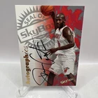 1997-98 SkyBox Premium Autographics Isaac Austin Auto Miami Heat
