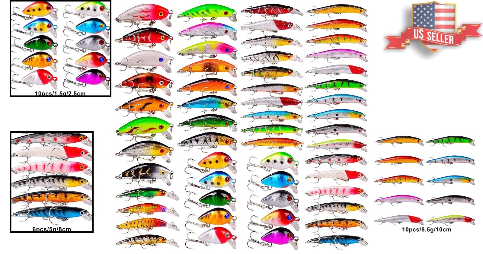Lifelike Swimbait and Minnow Crankbait Set for Bass Pike - High-Quality Design - Image 2