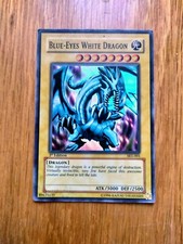 Yu-Gi-Oh! - Blue-Eyes White Dragon 1st edition English SKE-S001 1996