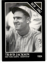 Travis Jackson 1991 Sporting News Conlon Collection - New York Giants