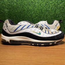 air max 98 white teal nebula university gold