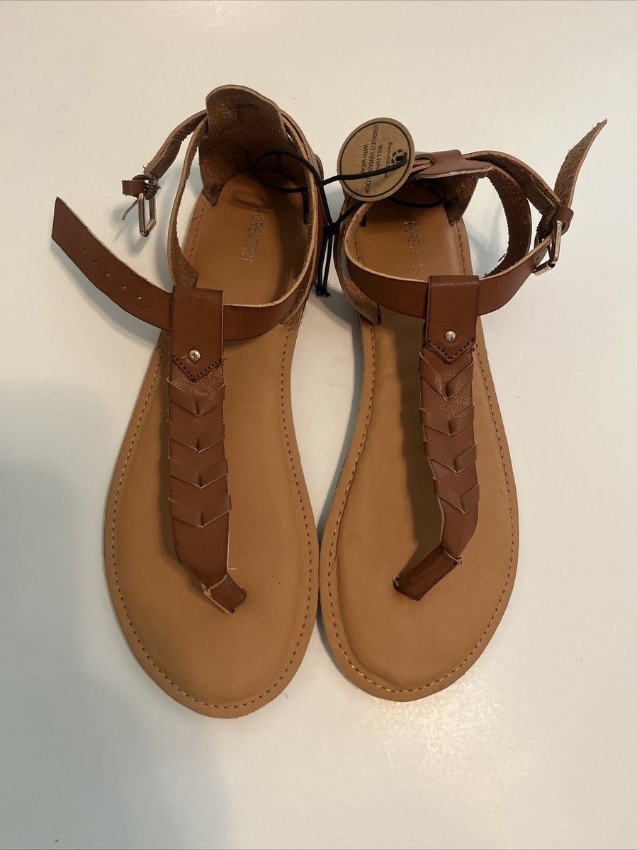 Brown Sandal Forever 21 Strap Sandals Forever 21 Shoes Strappy Sandals Nwt  Womens Size Poshmark, image size:899x1200