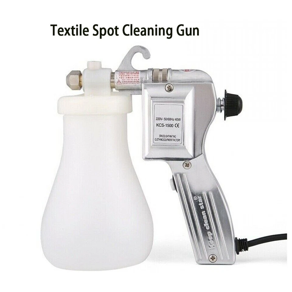 Electric Pressure Textile Spot Cleaning Gun Crystals Lapidary Fabric Rocks Gems