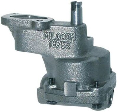 Milodon 18755 Oil Pump Standard Volume/Pressure for Chevy 262-400 SBC