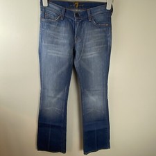 7 Seven For All Mankind Women 27 Bootcut Made In USA jeans Denim Blue