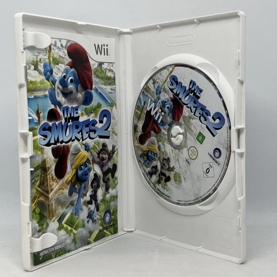 The Smurfs 2 II Two Nintendo Wii Video Game Free Post PAL - Image 3 of 4