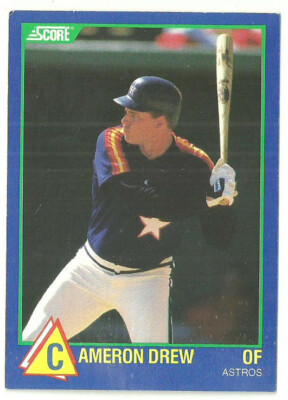 CAMERON DREW HOUSTON ASTROS - RISING STAR #3 - SCORE NM-MT 1989