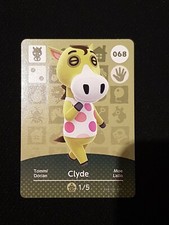 CLYDE ANIMAL CROSSING AMIIBO SERIES 1 CARD #068 TRACKED AU POST geniuine