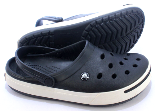 Crocs Crocband II Clogs Navy Blue White 