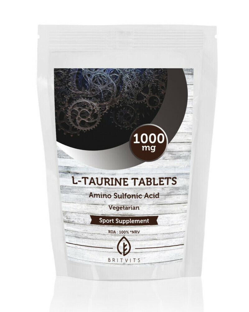 L-Taurine 1000mg Veg Tablets UK Supplements Amino Acids Specjalna cena wysyłkowa