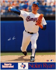Nolan Ryan Texas Rangers vintage original Sports Illustrated poster 22208