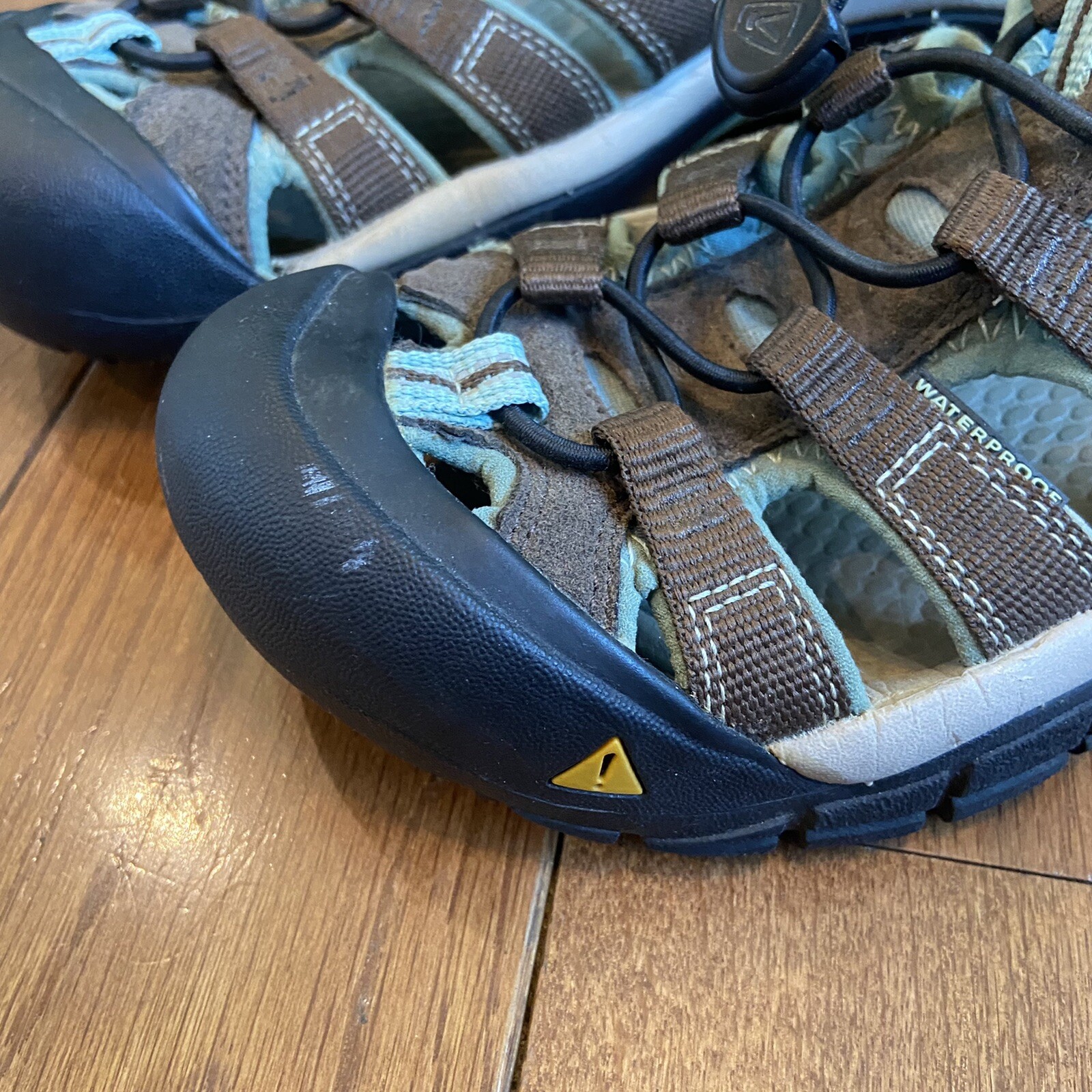 Sandali donna Keen Newport H2 impermeabili marrone blu taglia 7