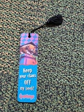 Goosebumps bookmark with tassel plastic 5 3/4" long