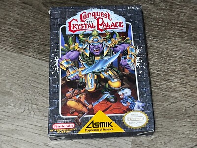 Conquest of the Crystal Palace Nintendo Nes *Box Only* No Game Good Condition