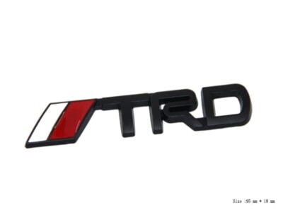 Schwarz Auto Emblem Badges Car Sticker TRD
