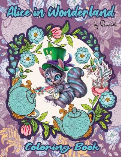 Penciol Press Alice in Wonderland Coloring Book (Tascabile)